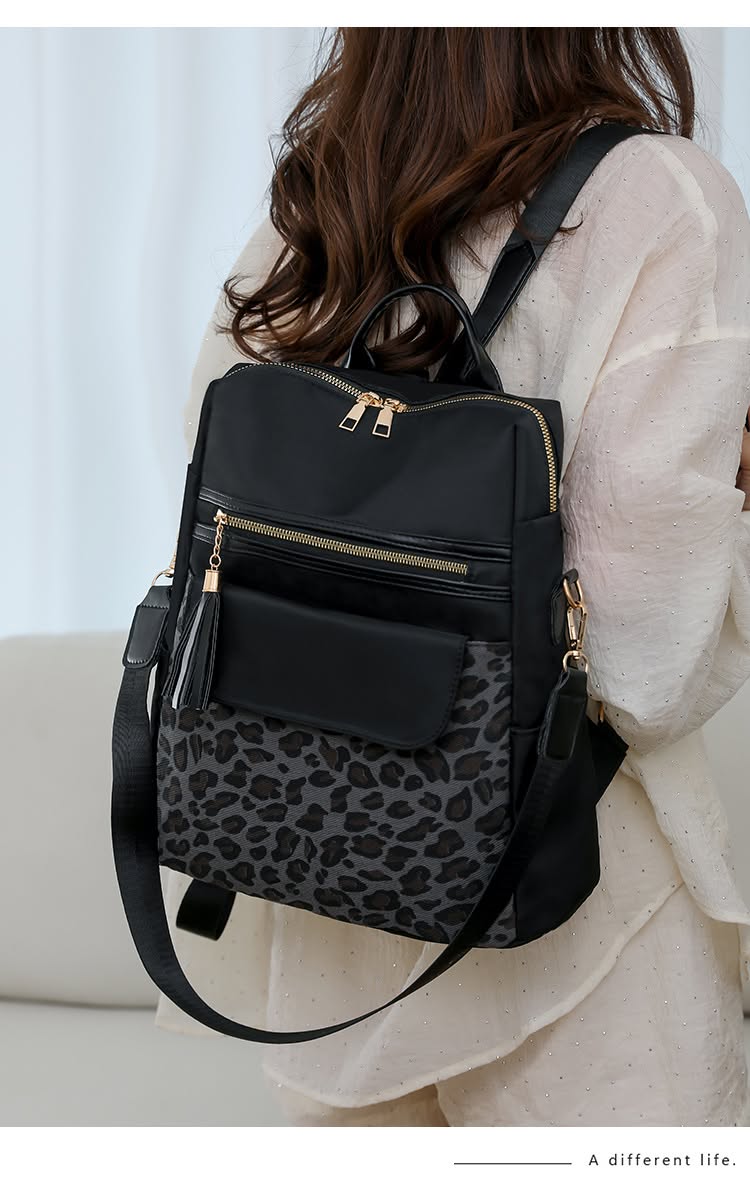 Two Tone Leopard Backpacks *PRE-ORDER*