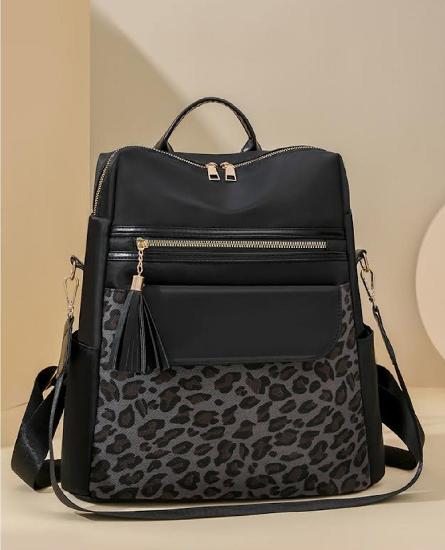 Two Tone Leopard Backpacks *PRE-ORDER*