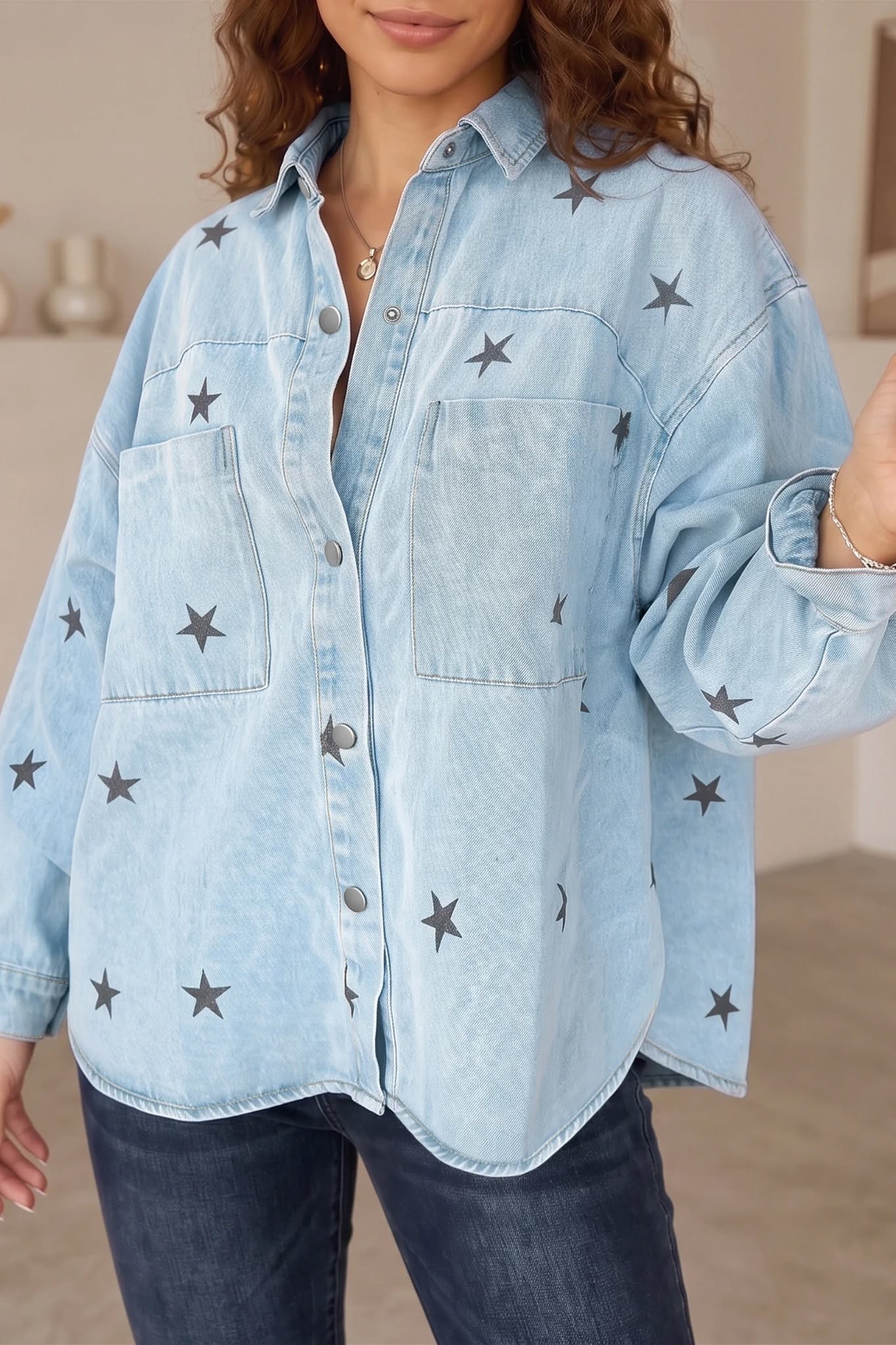 Giselle Denim Shacket *PRE-ORDER*