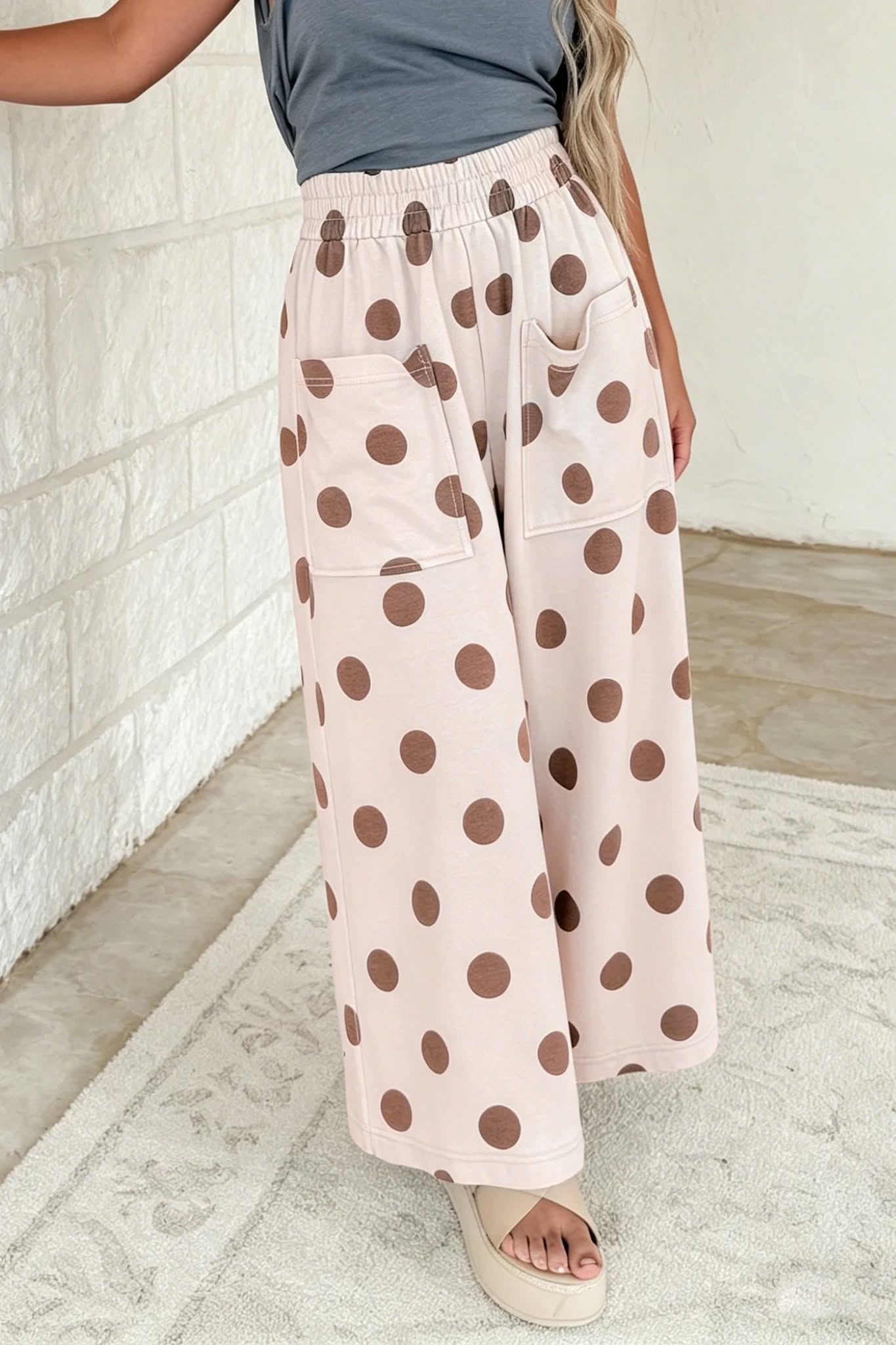 Polka Dot Wide Leg Pants *PRE-ORDER*