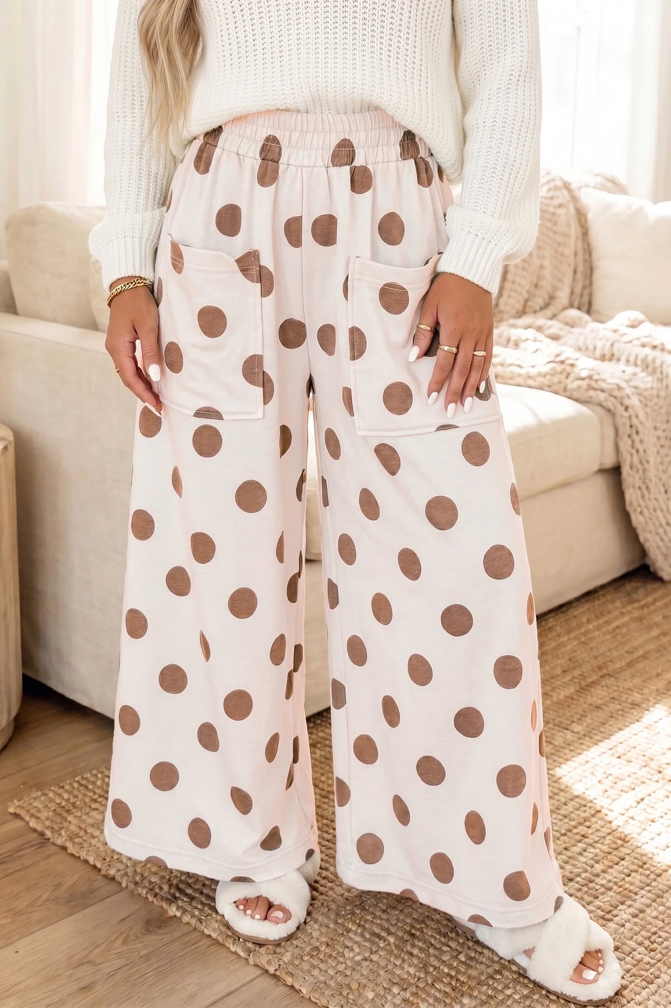Polka Dot Wide Leg Pants *PRE-ORDER*