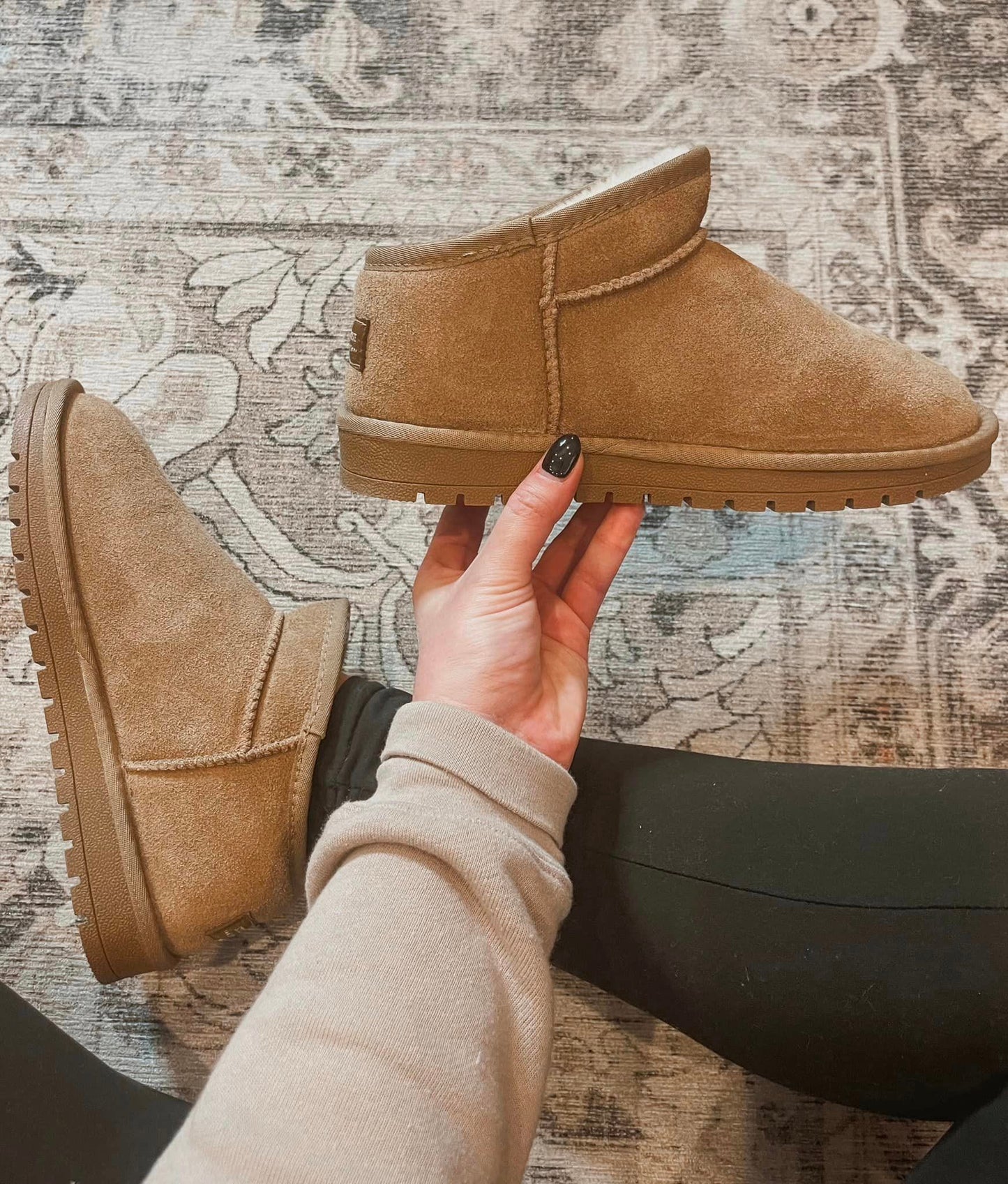 Faux Fur Lined Shortie Boots *PRE-ORDER*