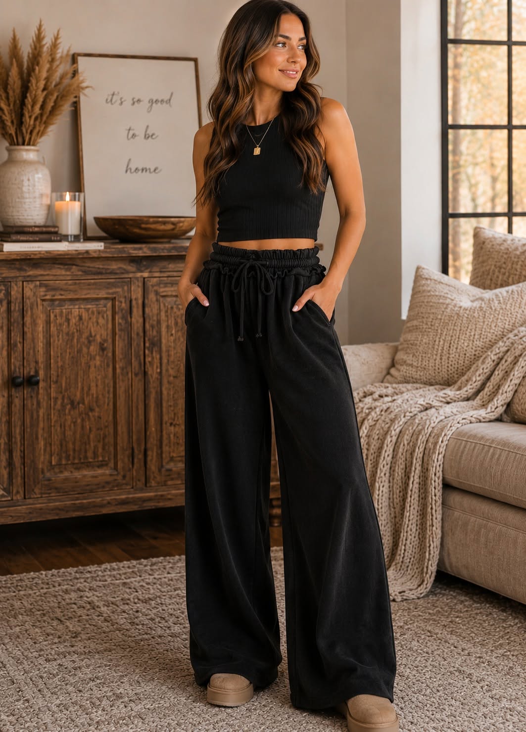 The After Hours Wide Leg Pants *PRE-ORDER*