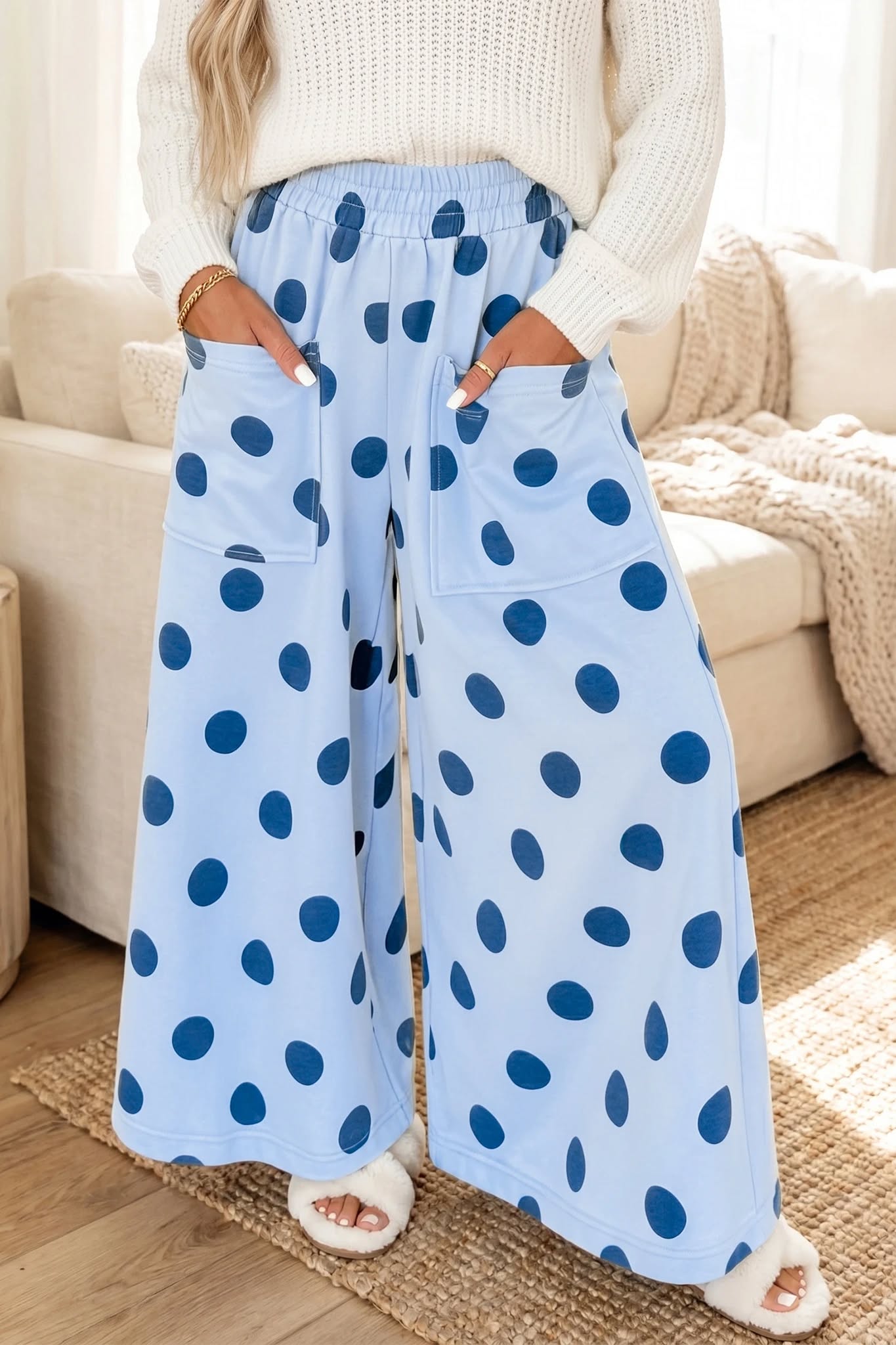 Polka Dot Wide Leg Pants *PRE-ORDER*