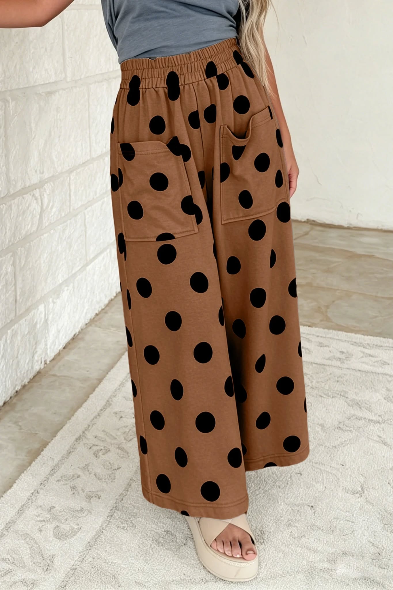 Polka Dot Wide Leg Pants *PRE-ORDER*
