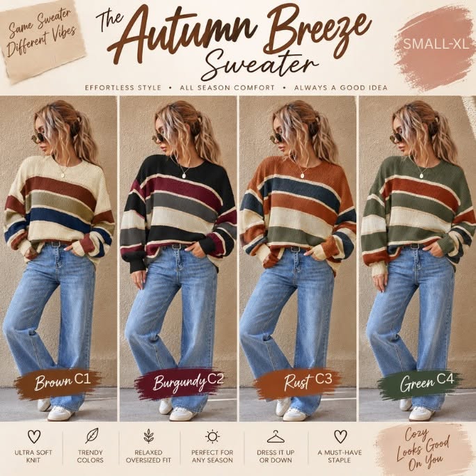 Autumn Breeze Sweater *PRE-ORDER*