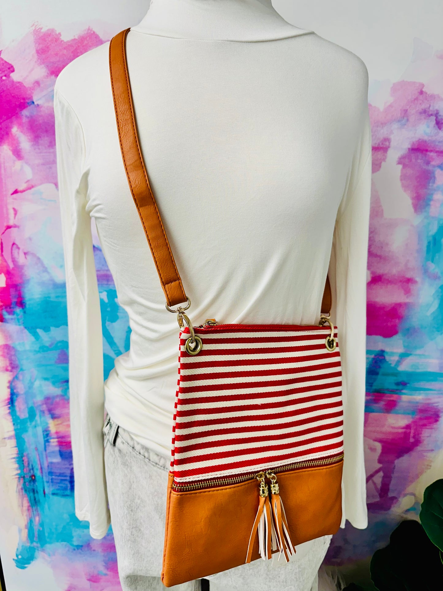 The Emma Crossbody - Red