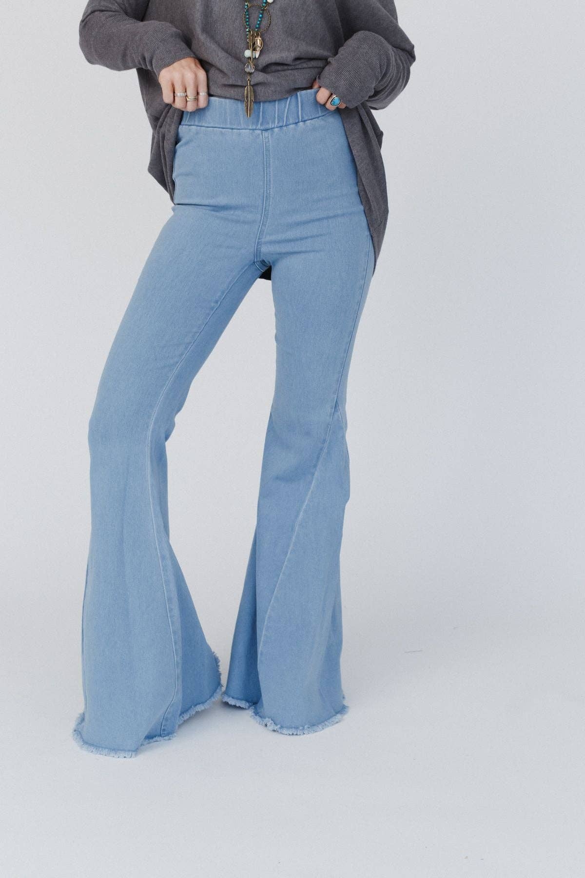 The Signature Western Flare - Light Denim