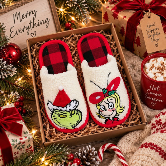 The Mean One Holiday Slippers *PRE-ORDER*