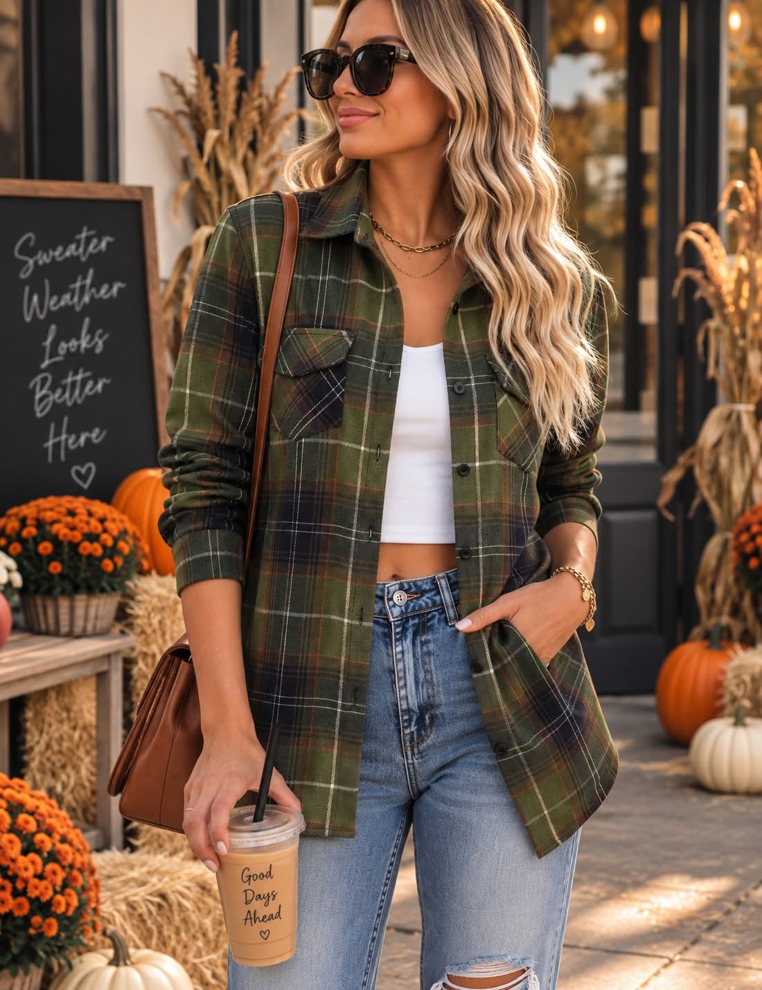 The Brielle Plaid Shacket *PRE-ORDER*