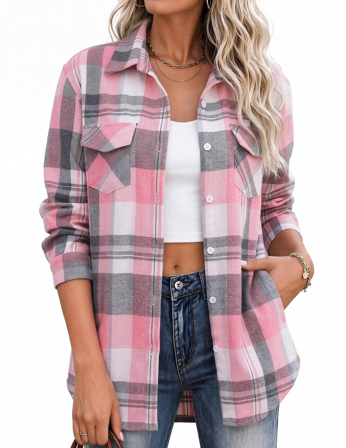 The Brielle Plaid Shacket *PRE-ORDER*