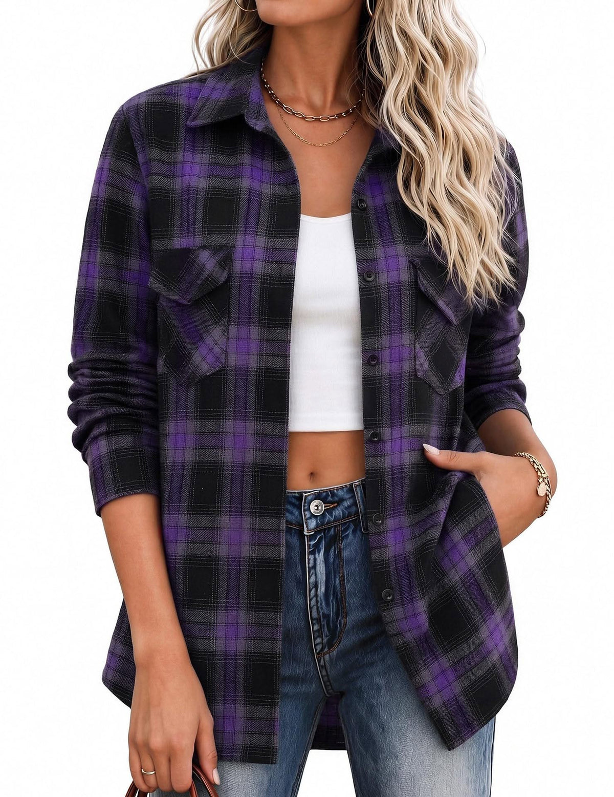 The Brielle Plaid Shacket *PRE-ORDER*