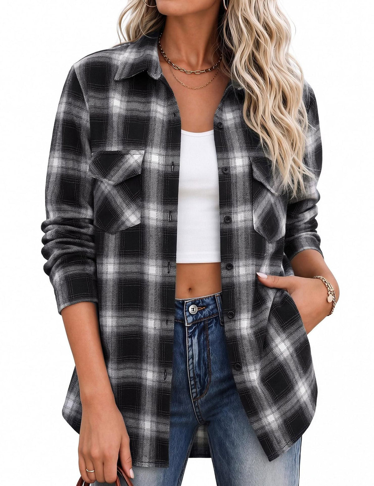 The Brielle Plaid Shacket *PRE-ORDER*