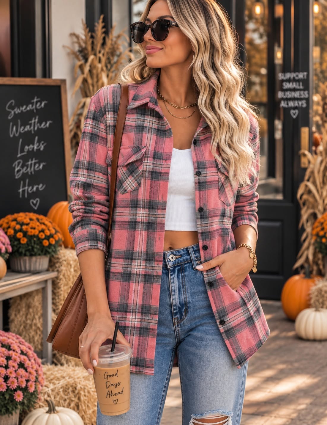 The Brielle Plaid Shacket *PRE-ORDER*