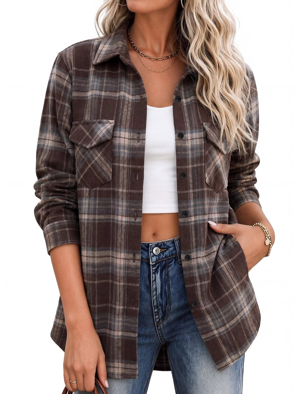 The Brielle Plaid Shacket *PRE-ORDER*