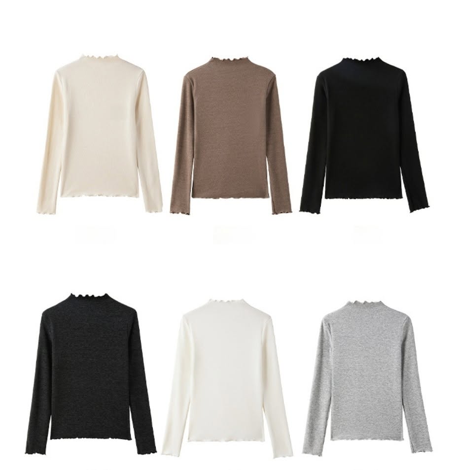 The Hadley Ribbed Mock Neck *PRE-ORDER*