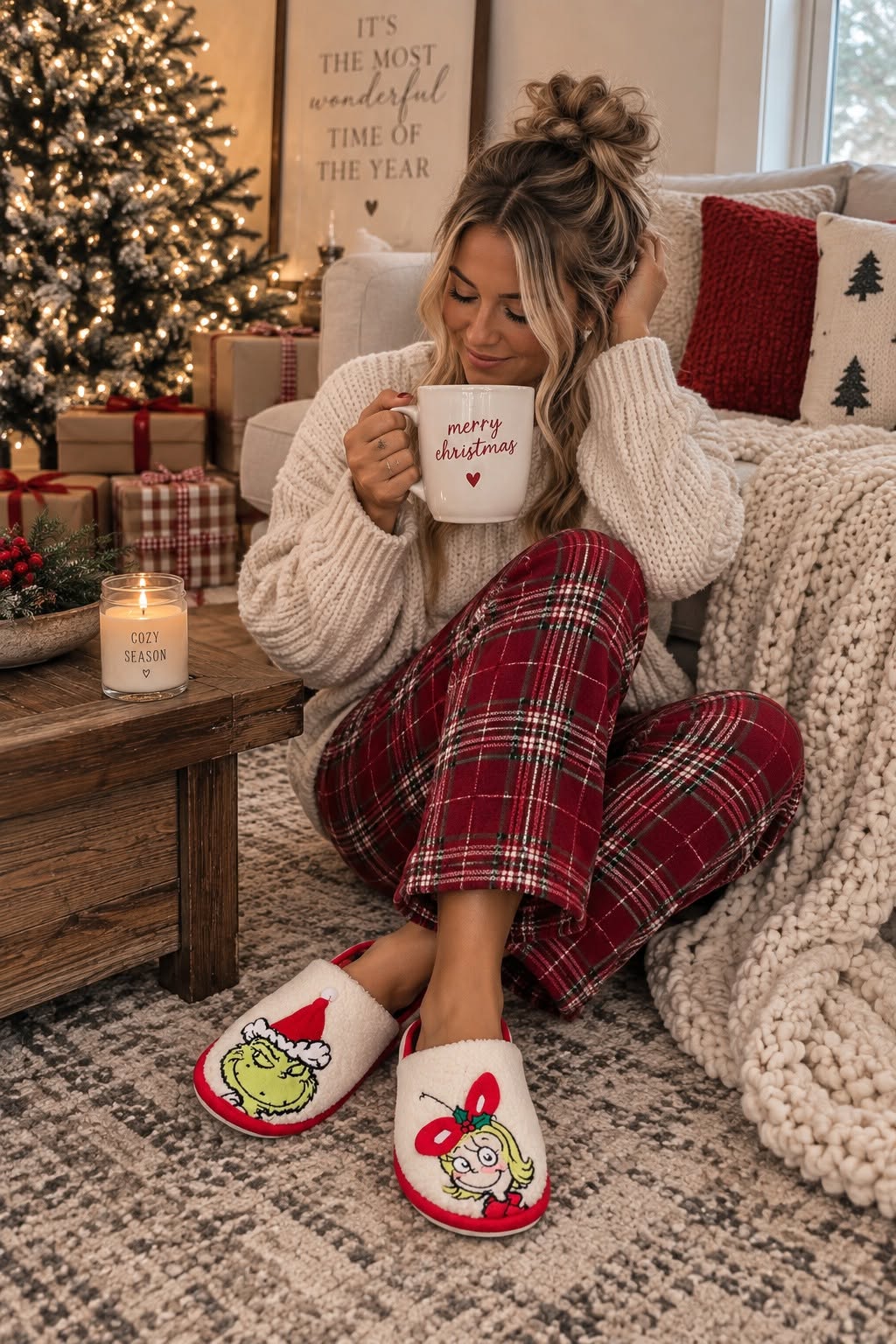 The Mean One Holiday Slippers *PRE-ORDER*