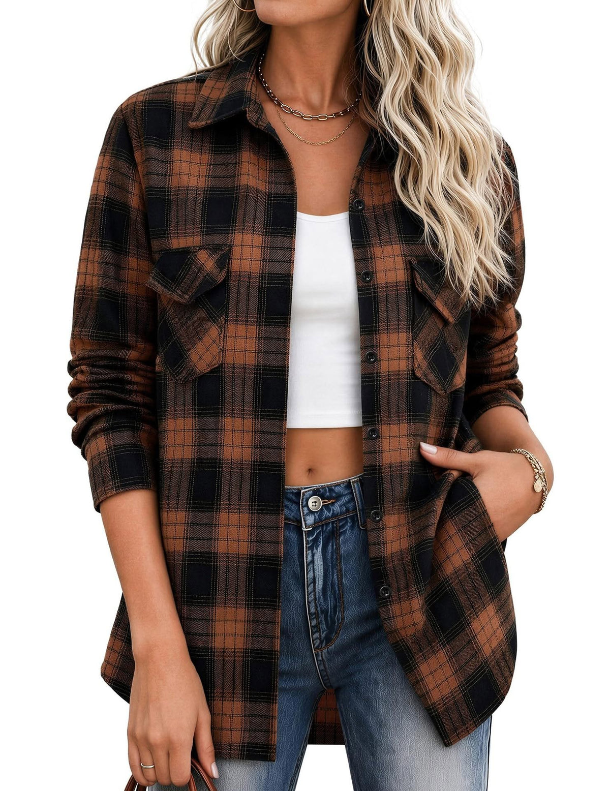 The Brielle Plaid Shacket *PRE-ORDER*