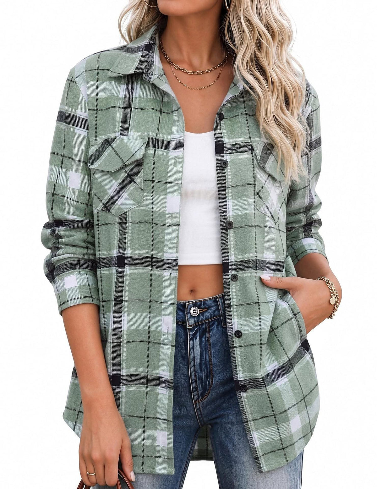The Brielle Plaid Shacket *PRE-ORDER*