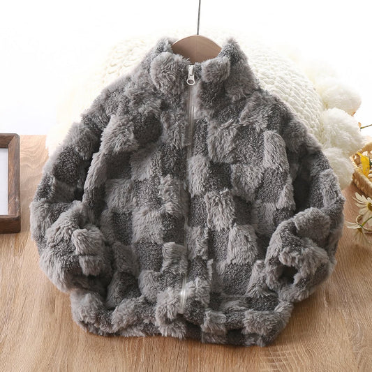 Checker Teddy Bear Fleece *PRE-ORDER*