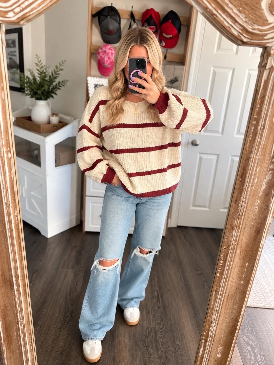 The Fireside Stripe Knit Sweater *PRE-ORDER*