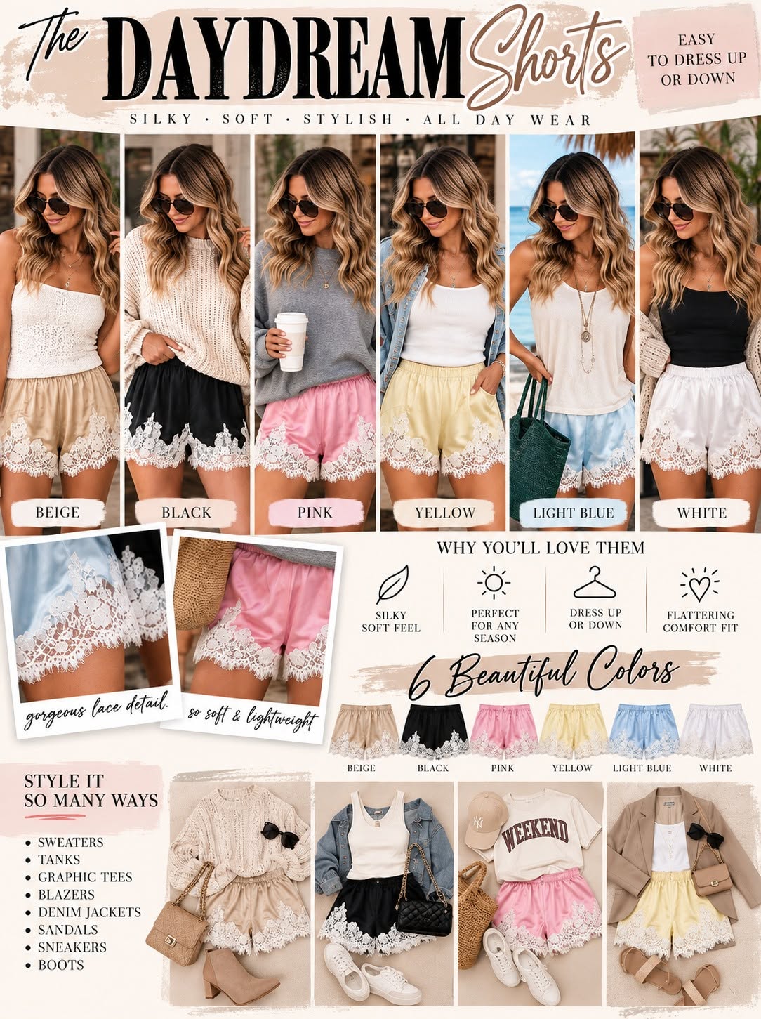 Daydream Shorts *PRE-ORDER*