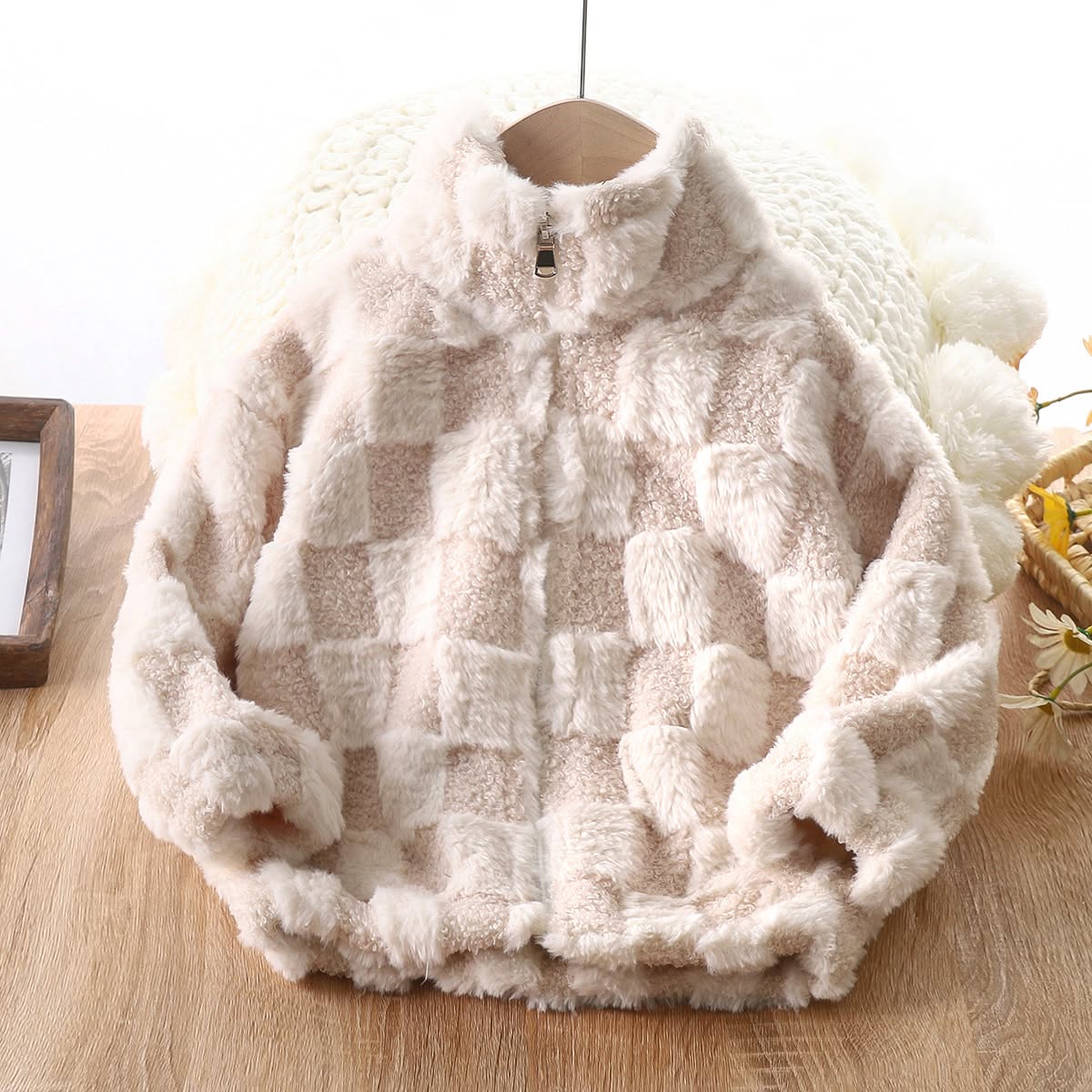 Checker Teddy Bear Fleece *PRE-ORDER*