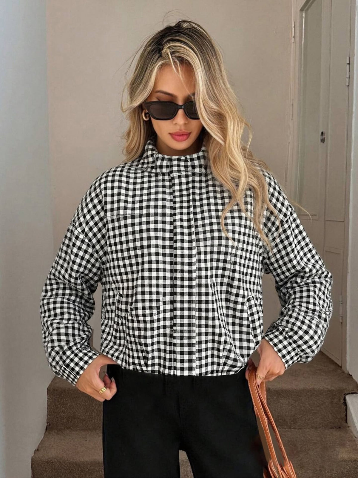 Gingham jacket *PRE-ORDER*