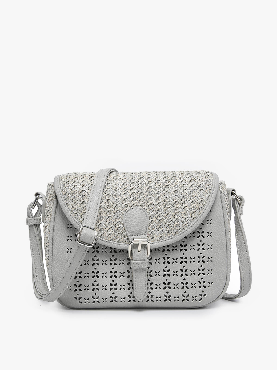 The Carolina Woven Lasercut Crossbody