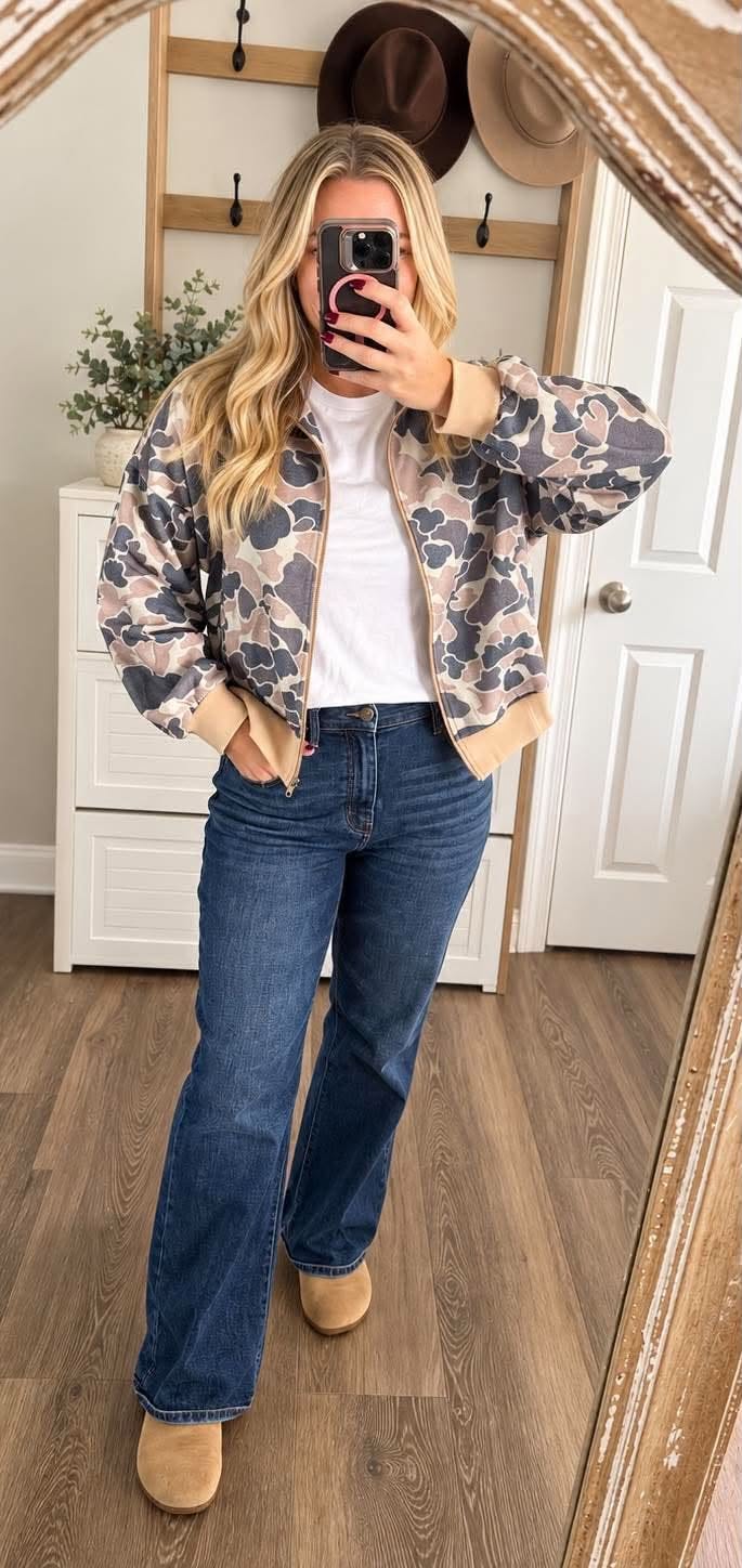 Camo Bomber Jacket *PRE-ORDER*