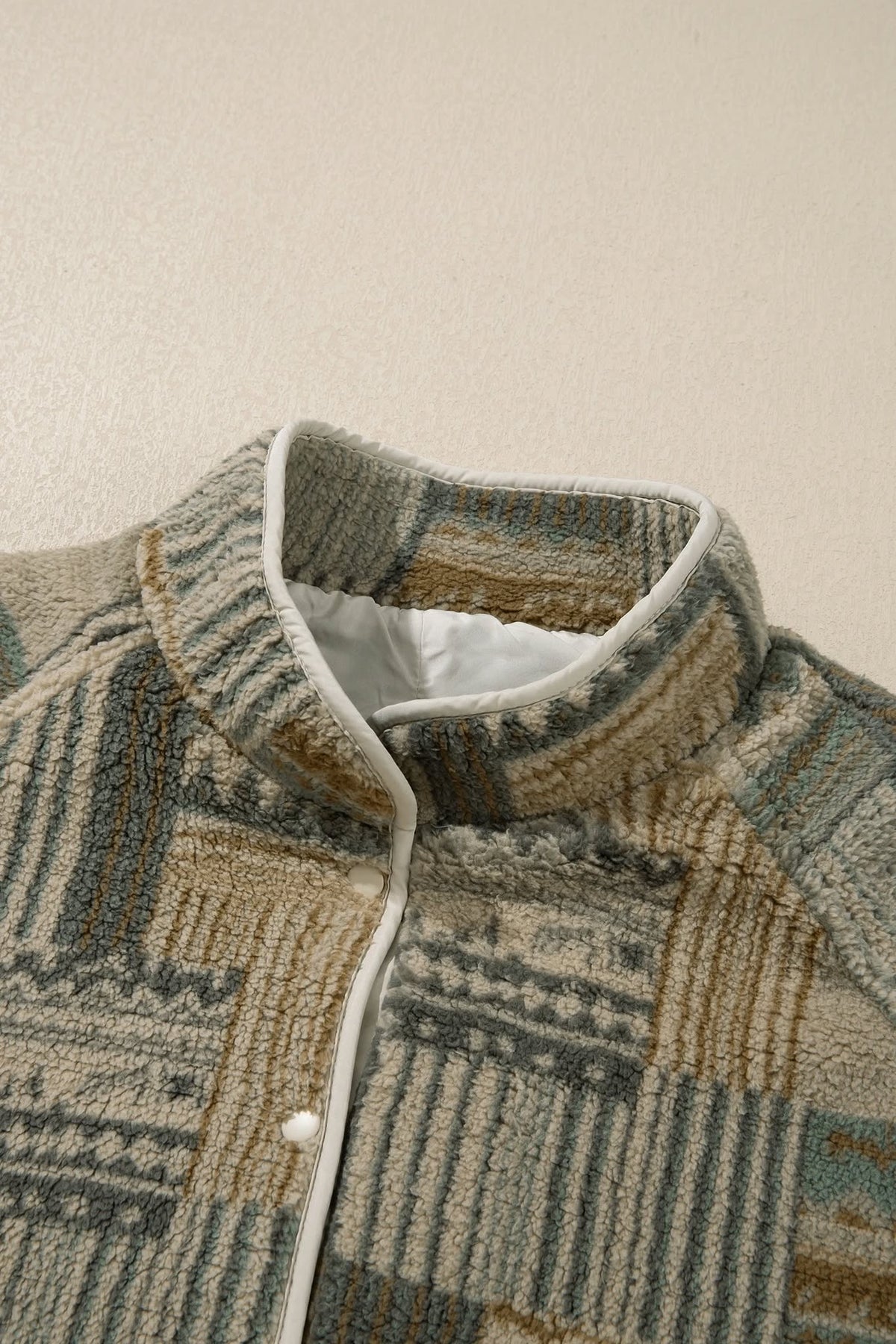 Boho Geometric lined shacket *PRE-ORDER*