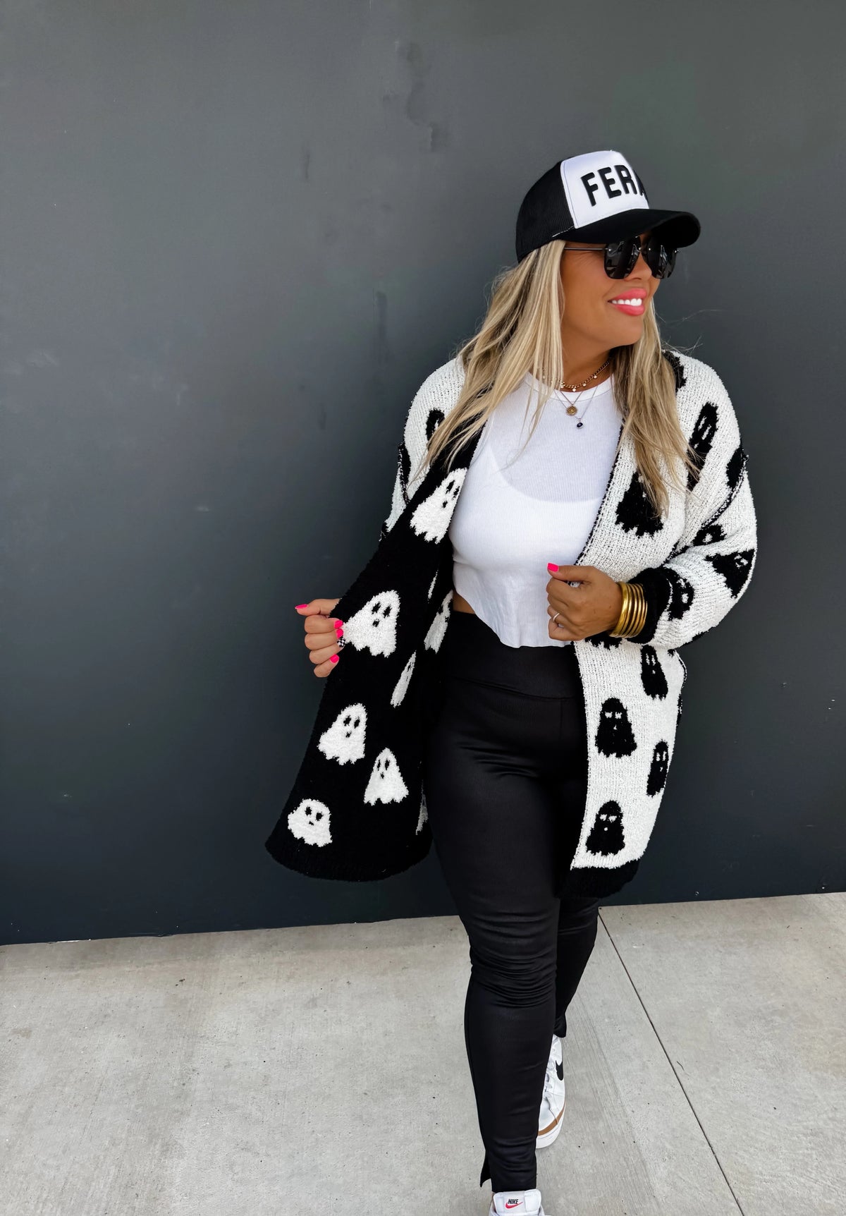 Boo Crew- GHOST Cardigan