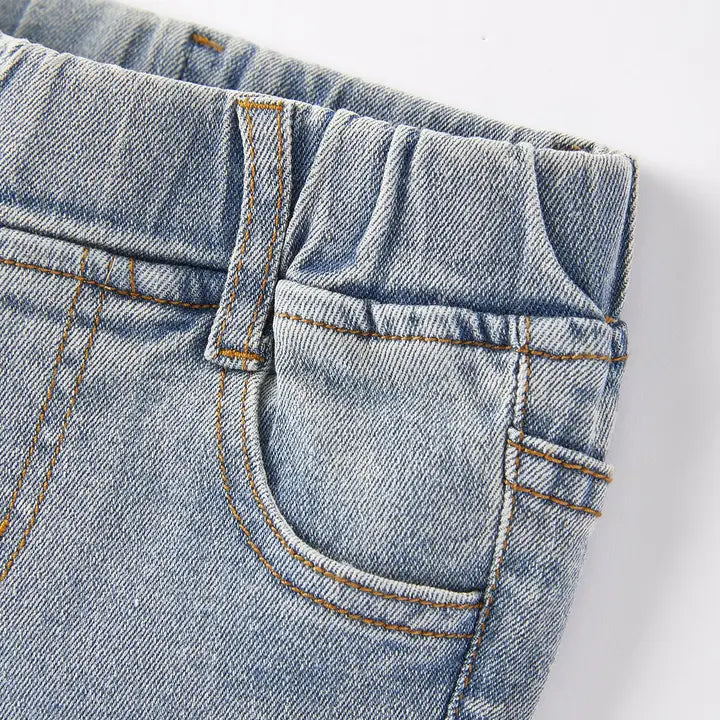 Girls Light Blue Bell Jeans