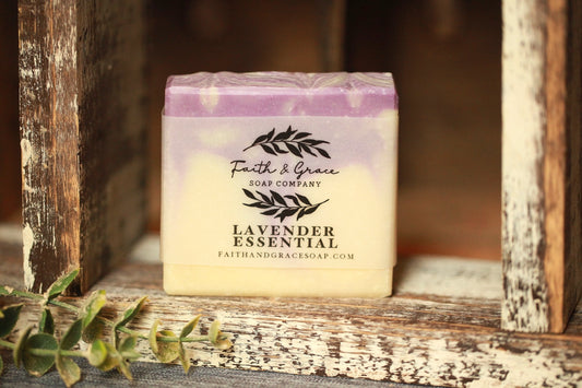 Lavender Essential Oil Artisan Bar Soap