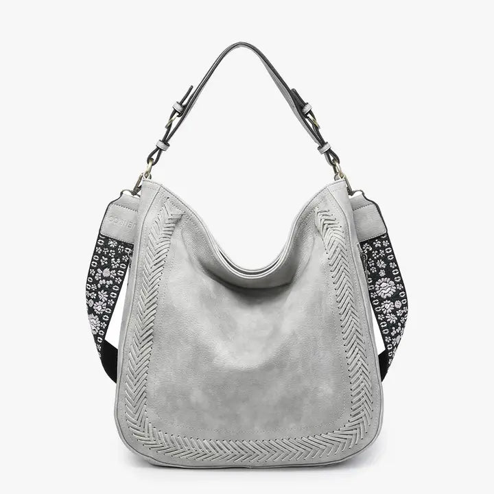 Aris Hobo/Crossbody - Lt. Grey