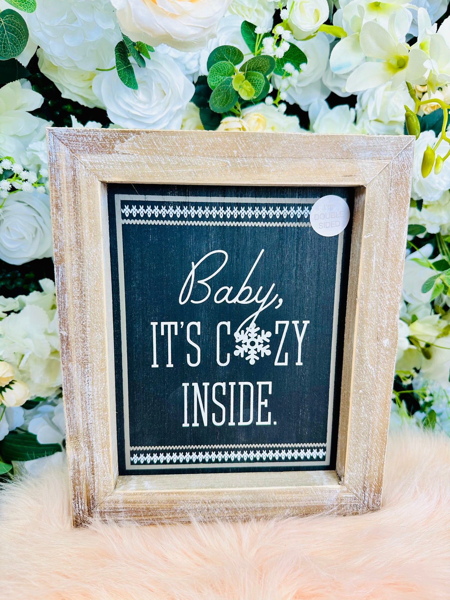 Don’t Worry/Cozy Inside Sign