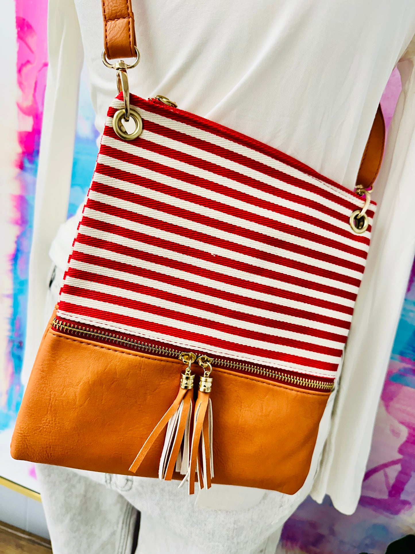 The Emma Crossbody - Red