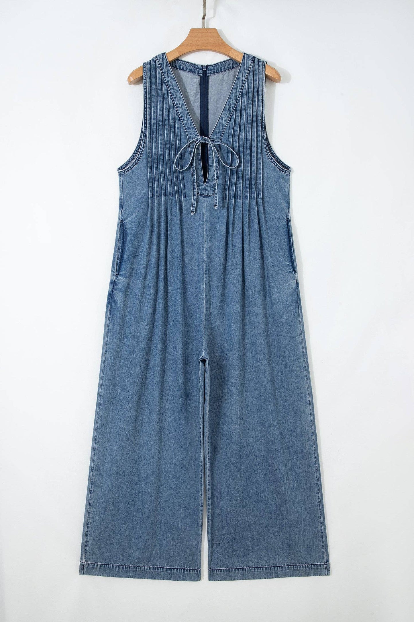 Easygoing Denim Jumpsuit
