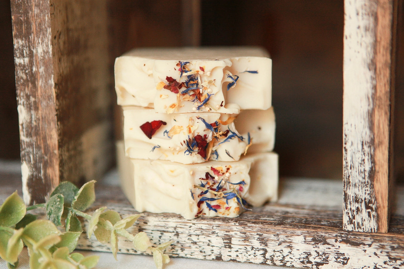 Wildflowers Artisan Bar Soap, Shea Butter Soap