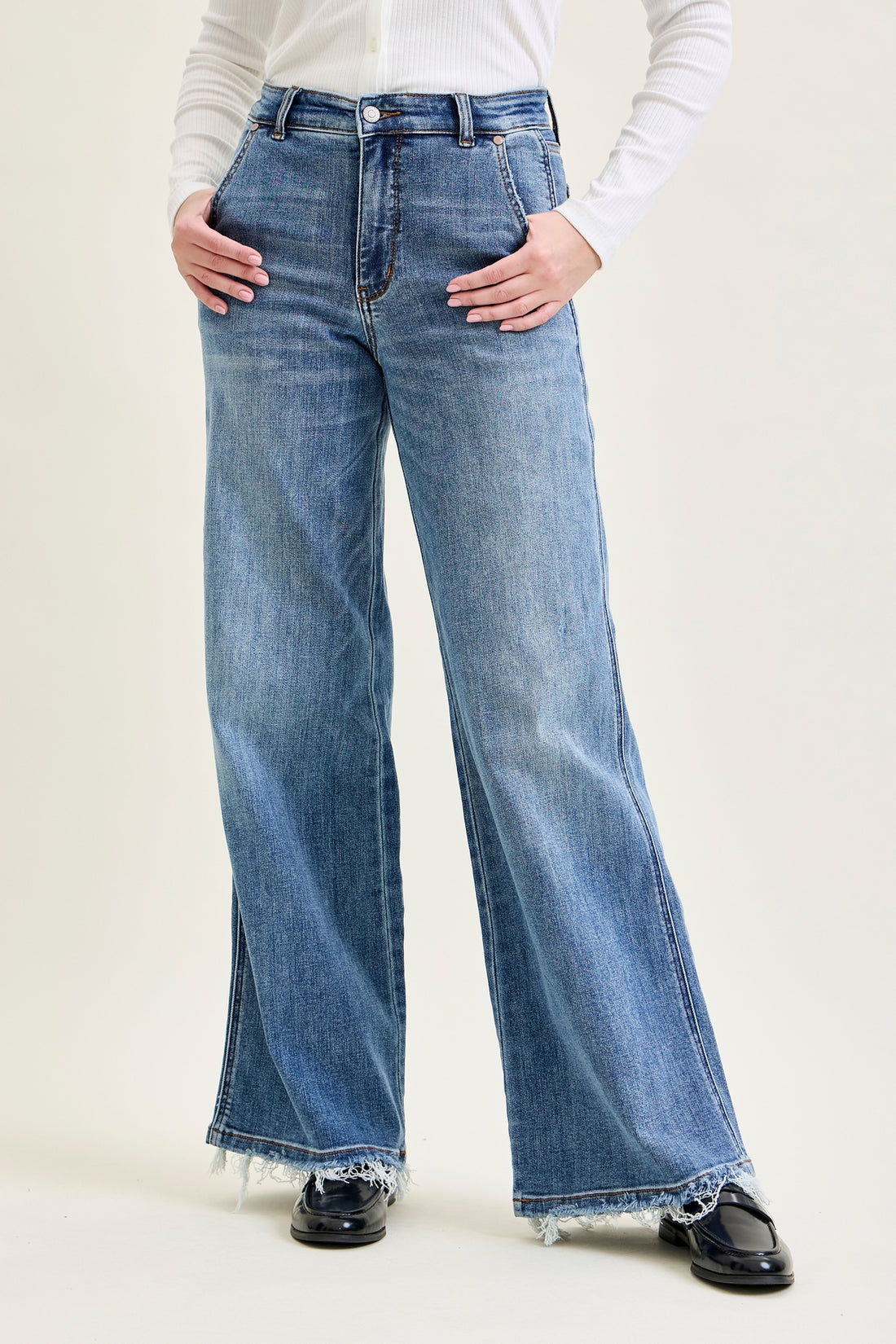 Judy Blue Sage High Rise Retro Wide Leg