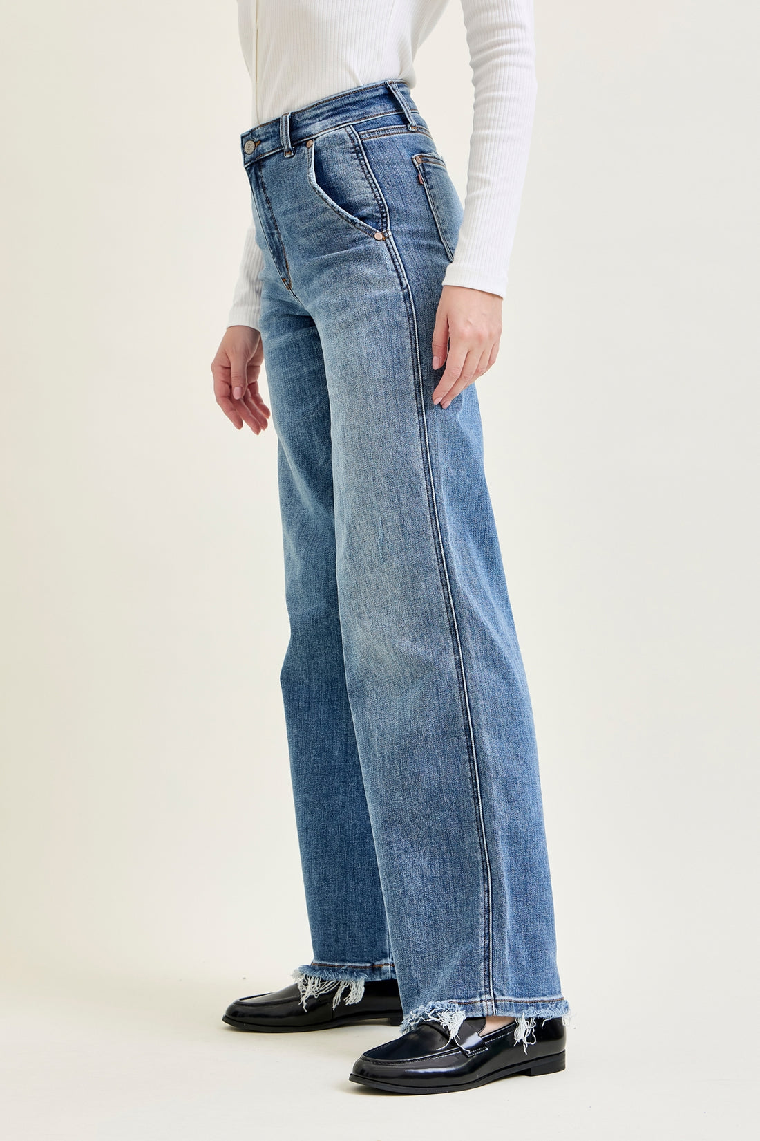 Judy Blue Sage High Rise Retro Wide Leg