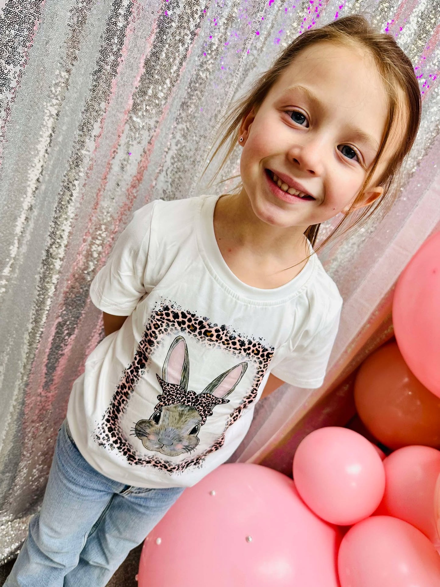 Easter Rabbit Leopard Shirt