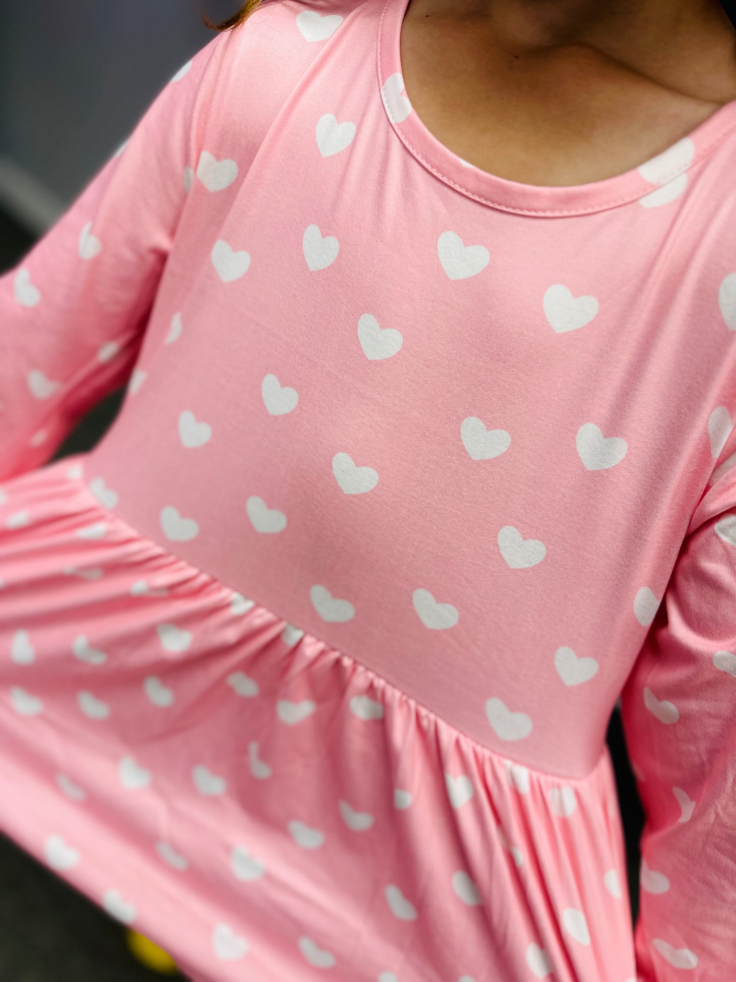 Christmas Pink Heart Dress