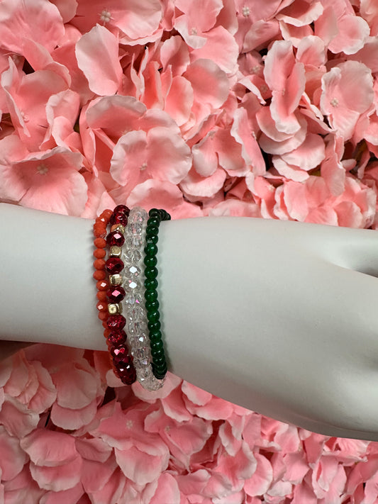 Gingerbread Glam Bracelet Set