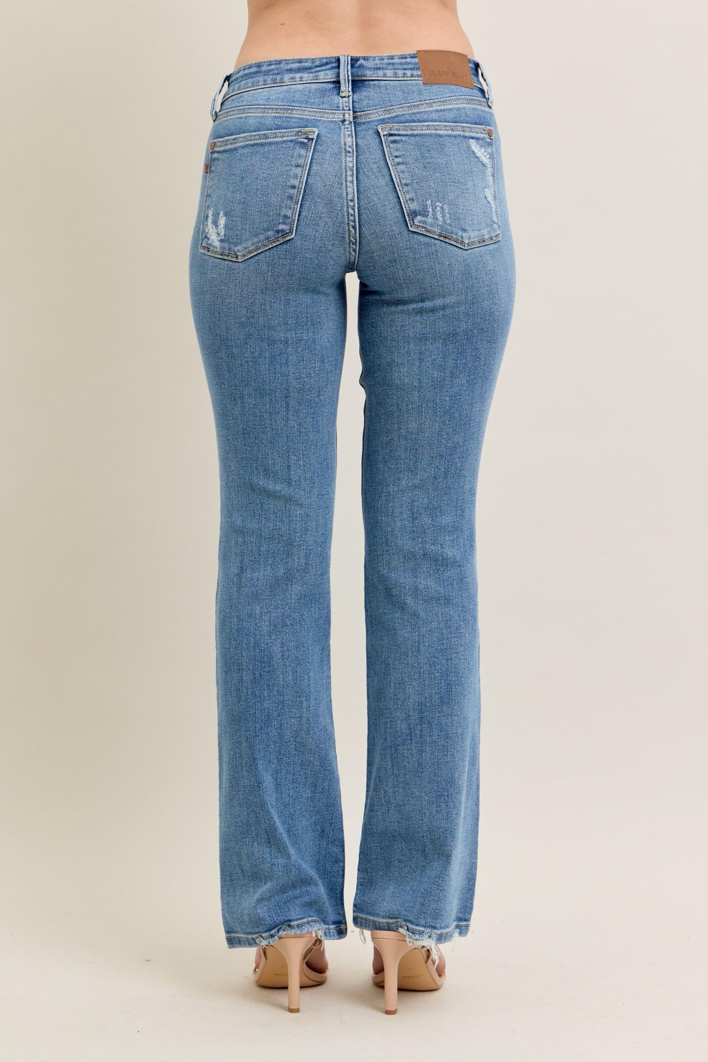 Judy Blue Vintage Wash Boot Cut W/ Destroy Hem