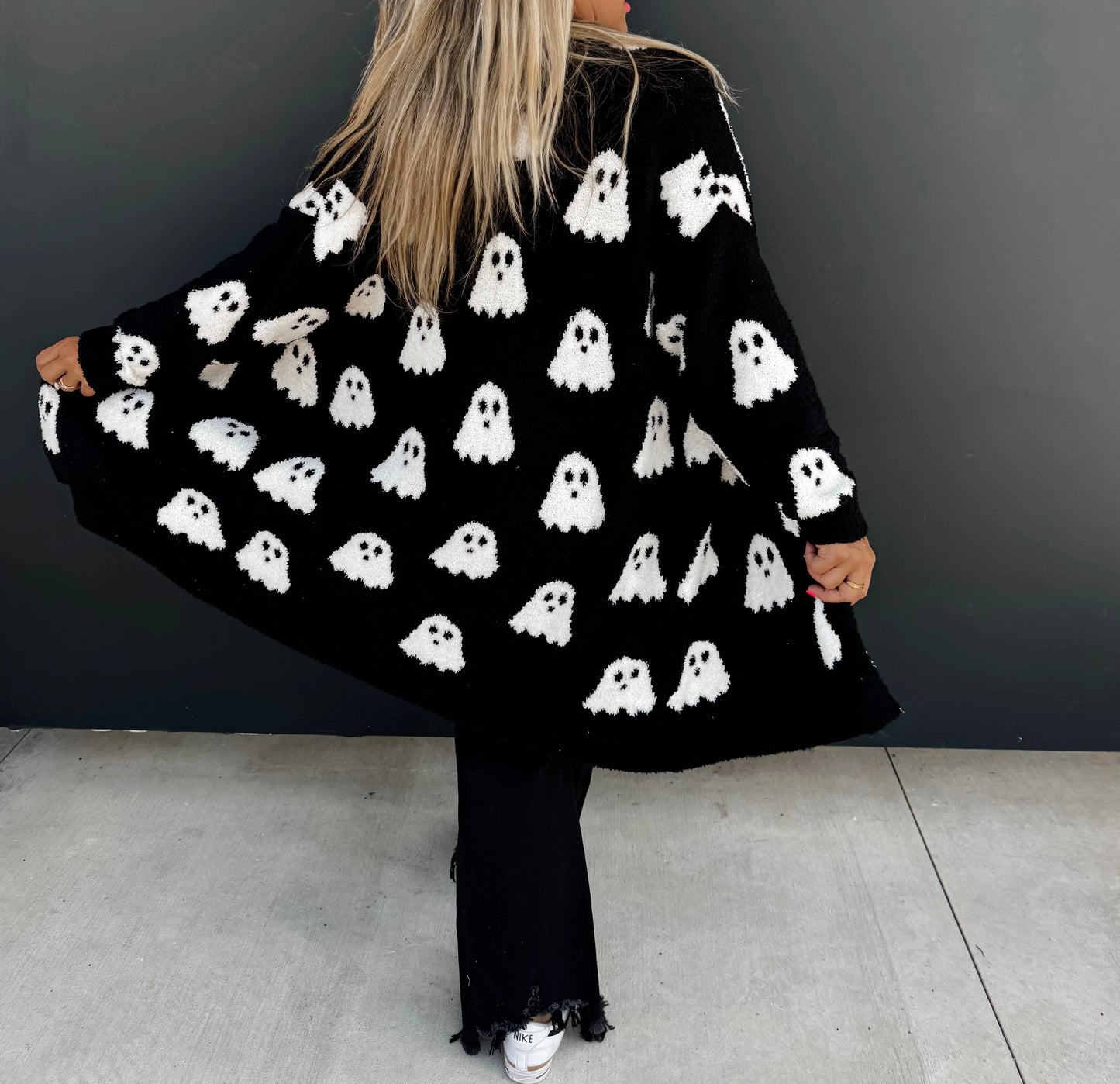 Boo Crew- GHOST Cardigan
