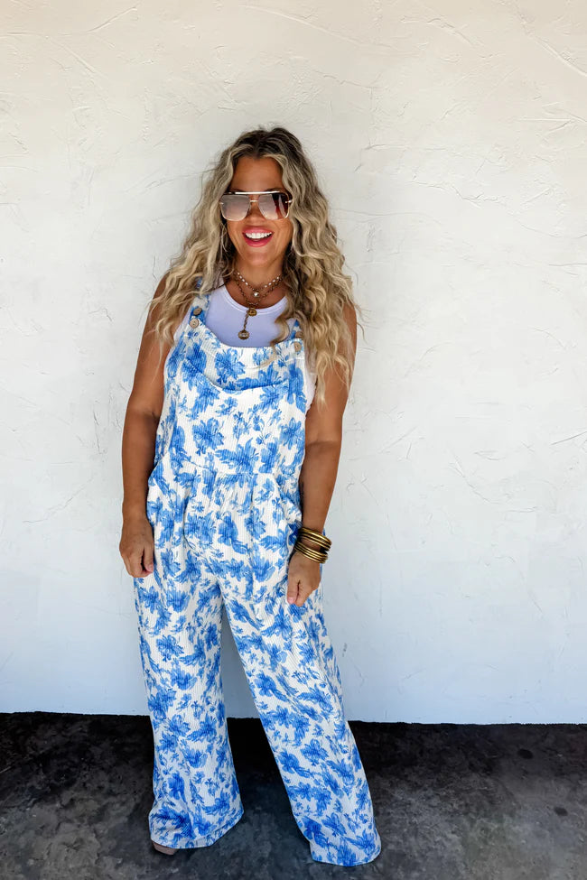 Cassidy Floral Boho Overalls