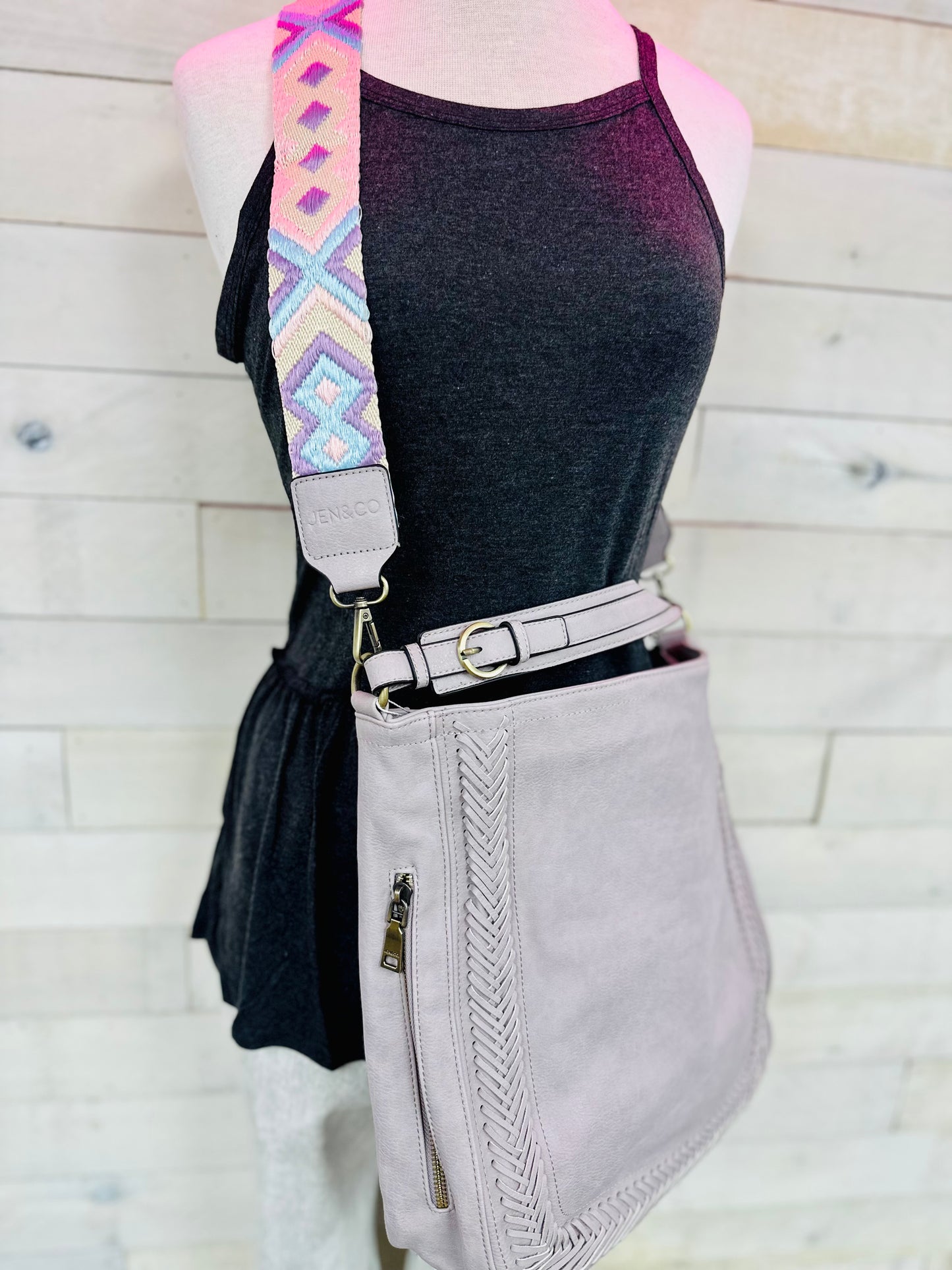 Aris Hobo/Crossbody - Dusty Lavender