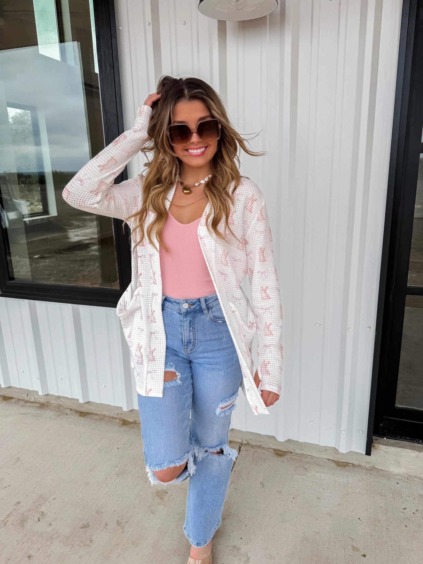 Pink Bunny Lola Cardigan