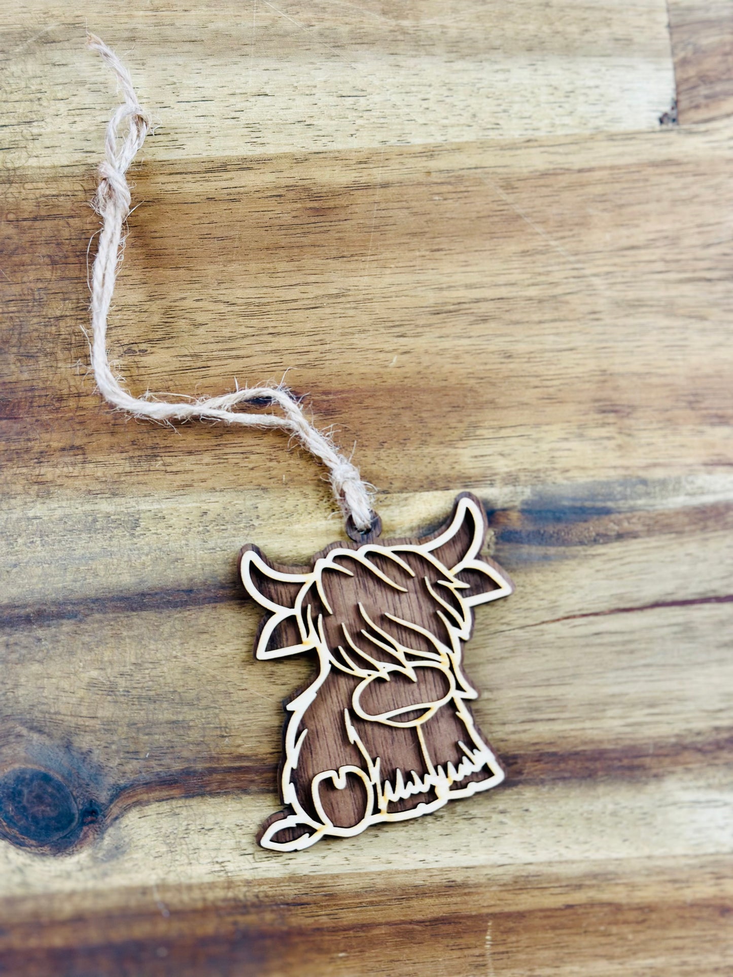 Highland Cow Ornament